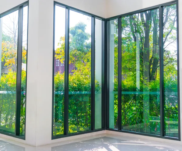 Glass door
